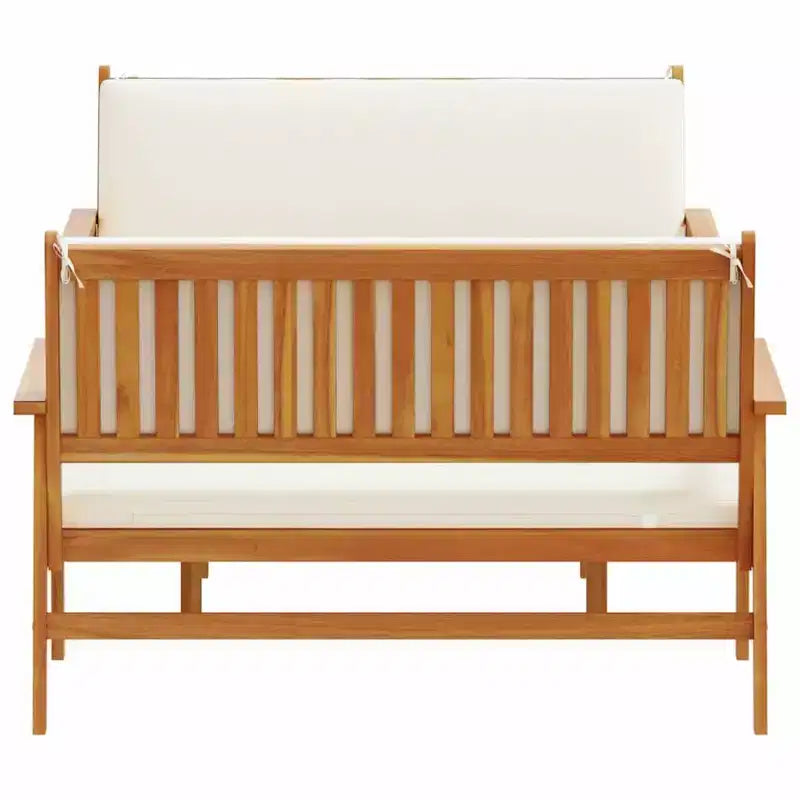 vidaXL Salon de jardin 4 pcs Marron 75 x 45 x 38cm Bois d'acacia massif