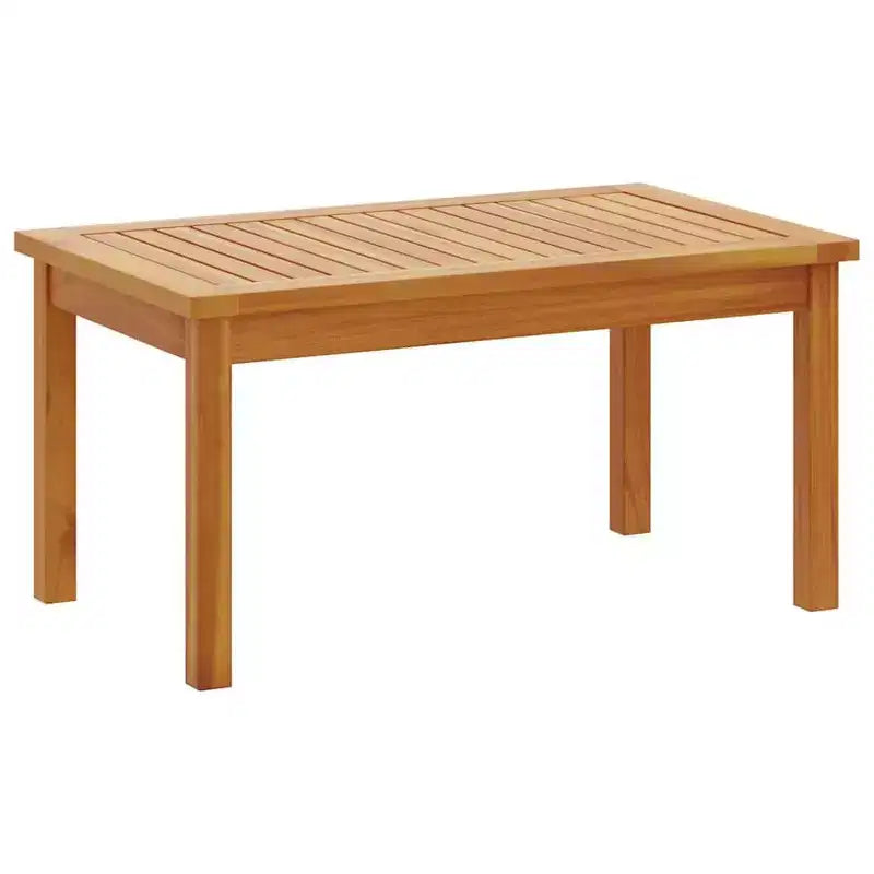 vidaXL Salon de jardin 4 pcs Marron 75 x 45 x 38cm Bois d'acacia massif