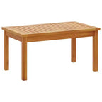 vidaXL Salon de jardin 4 pcs Marron 75 x 45 x 38cm Bois d'acacia massif