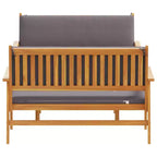 vidaXL Salon de jardin 4 pcs Marron 75 x 45 x 38cm Bois d'acacia massif