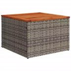vidaXL Salon de jardin 11 pcs avec coussins résine tressée, Salon d'extérieur modulable, Table incluse