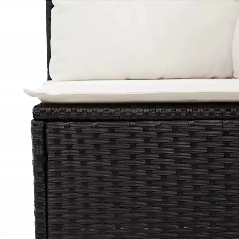 vidaXL Salon de jardin avec coussins 8 pièces en résine tressée