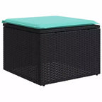 vidaXL Ensemble de canapés de jardin 9 pièces avec coussins résine tressée gris (États-Unis seulement)