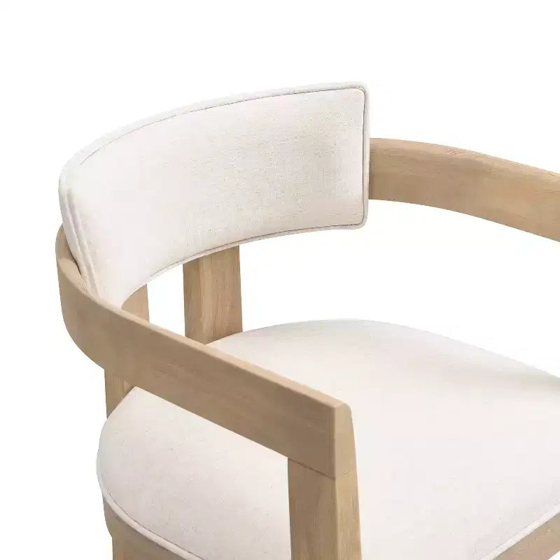 Christopher Knight Home Elena Table de salle à manger 9 pièces de style campagnard avec chaises rembourrées en bois d'hévéa