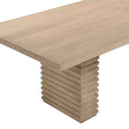 Christopher Knight Home Elena Table de salle à manger 9 pièces de style campagnard avec chaises rembourrées en bois d'hévéa