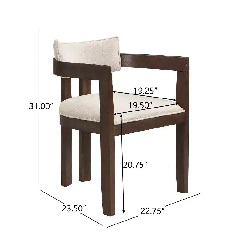 Christopher Knight Home Elena Table de salle à manger 9 pièces de style campagnard avec chaises rembourrées en bois d'hévéa