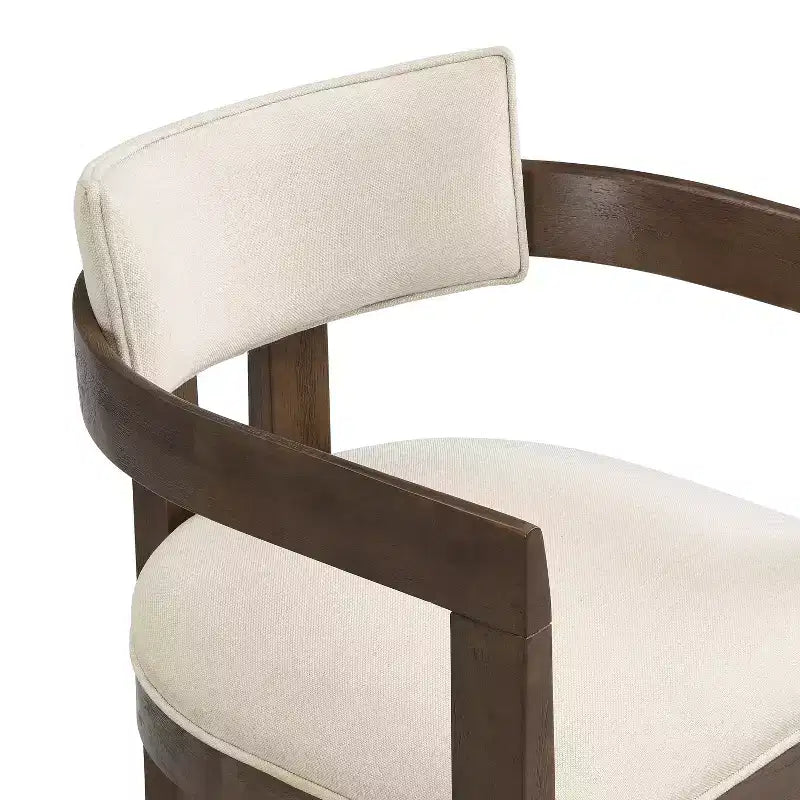 Christopher Knight Home Elena Table de salle à manger 9 pièces de style campagnard avec chaises rembourrées en bois d'hévéa