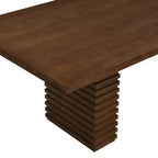 Christopher Knight Home Elena Table de salle à manger 9 pièces de style campagnard avec chaises rembourrées en bois d'hévéa