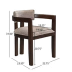 Christopher Knight Home Elena Table de salle à manger 9 pièces de style campagnard avec chaises rembourrées en bois d'hévéa