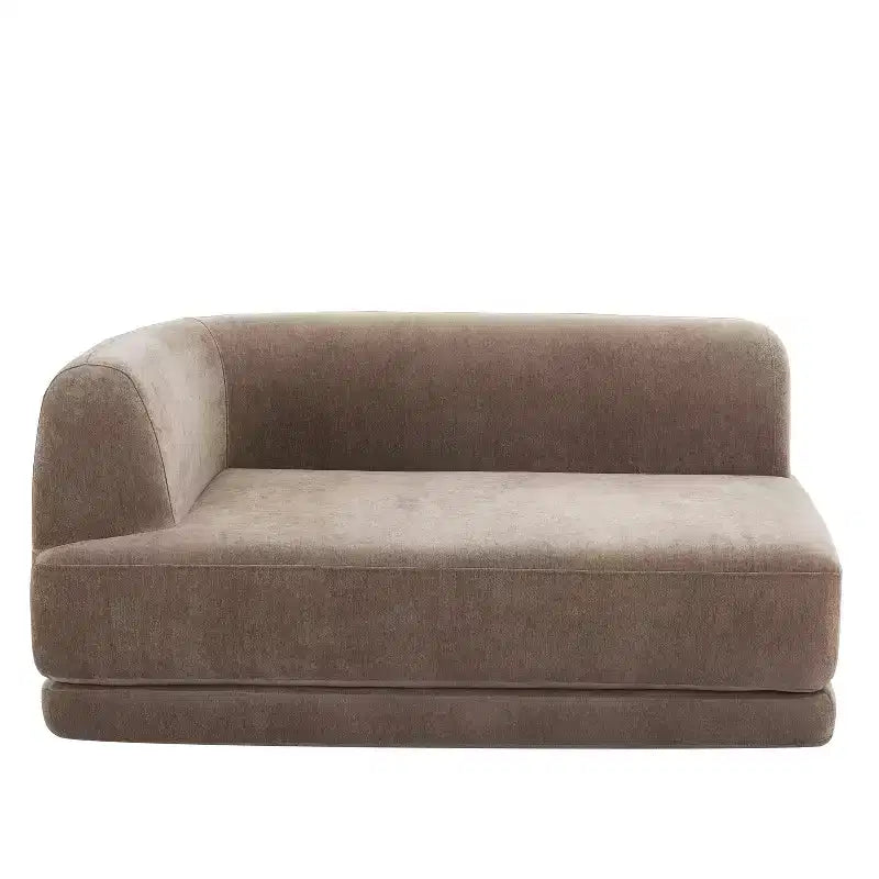 Christopher Knight Home Doyoung Canapé d'angle moderne 3 places en L de 115 po