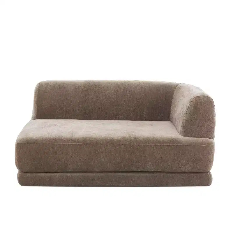 Christopher Knight Home Doyoung Canapé d'angle moderne 3 places en L de 115 po