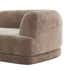 Christopher Knight Home Doyoung Canapé d'angle moderne 3 places en L de 115 po