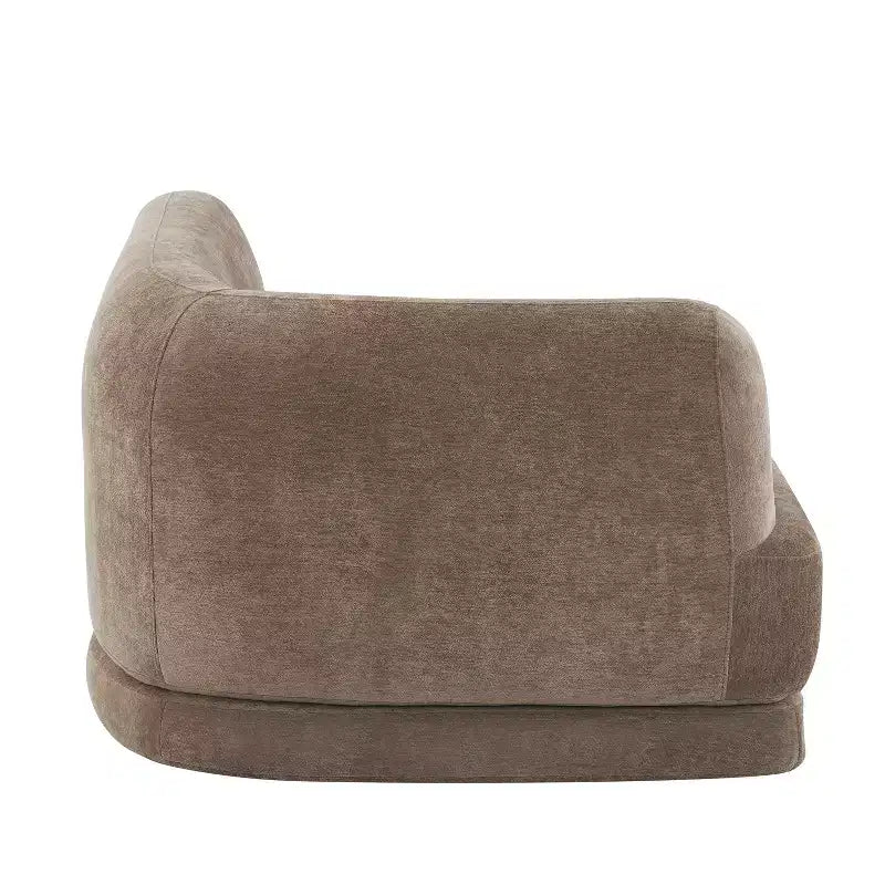 Christopher Knight Home Doyoung Canapé d'angle moderne 3 places en L de 115 po