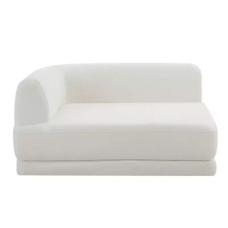 Christopher Knight Home Doyoung Canapé d'angle moderne 3 places en L de 115 po
