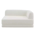 Christopher Knight Home Doyoung Canapé d'angle moderne 3 places en L de 115 po
