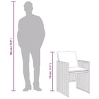 vidaXL Ensemble de salle à manger d'extérieur, 12 pcs