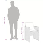 vidaXL Ensemble de salle à manger d'extérieur, 12 pcs
