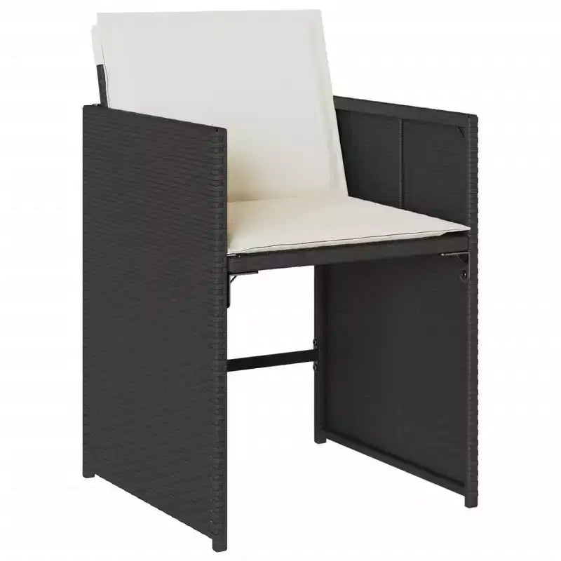 vidaXL Ensemble de salle à manger d'extérieur 10 personnes Rotin PE 11 pièces Pliable