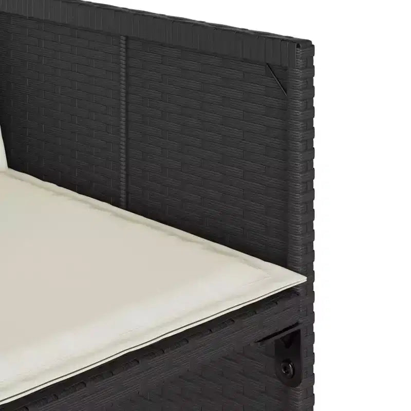 vidaXL Ensemble de salle à manger d'extérieur 10 personnes Rotin PE 11 pièces Pliable
