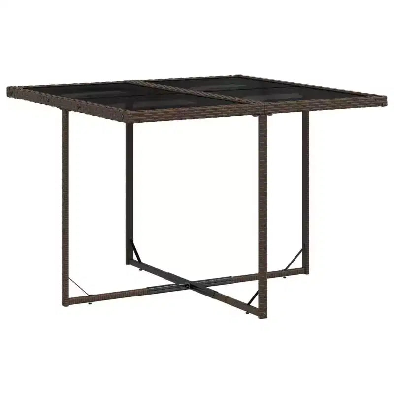 vidaXL Ensemble de salle à manger d'extérieur 10 personnes Rotin PE 11 pièces Pliable