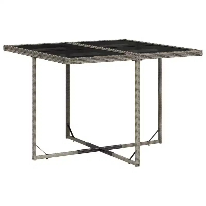 vidaXL Ensemble de salle à manger d'extérieur 10 personnes Rotin PE 11 pièces Pliable