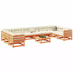 vidaXL Salon de Jardin Modulable - Meubles d'Extérieur Rustiques Disponibles en Plusieurs Couleurs