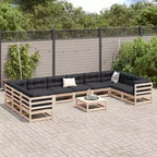 vidaXL Salon de Jardin Modulable - Meubles d'Extérieur Rustiques Disponibles en Plusieurs Couleurs