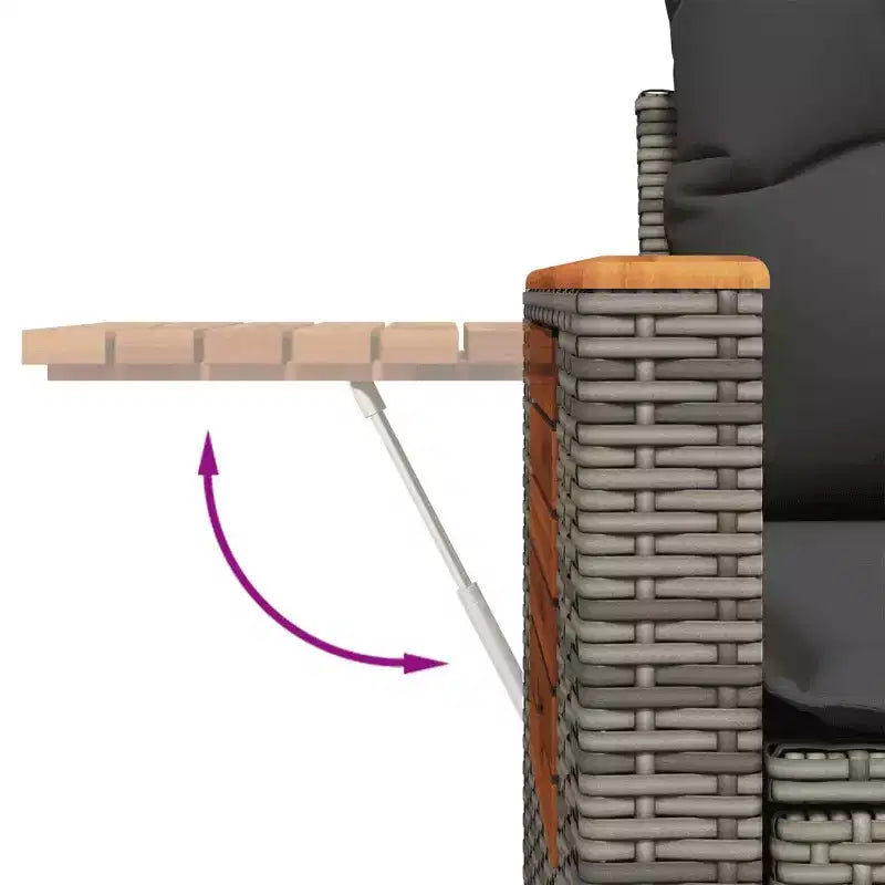vidaXL Ensemble de canapés de jardin modulaires avec coussins en différentes couleurs