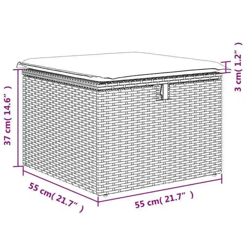 vidaXL Ensemble de canapés de jardin modulaires avec coussins en différentes couleurs
