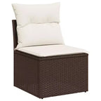 vidaXL Salon de jardin modulable avec coussins – Confort extérieur