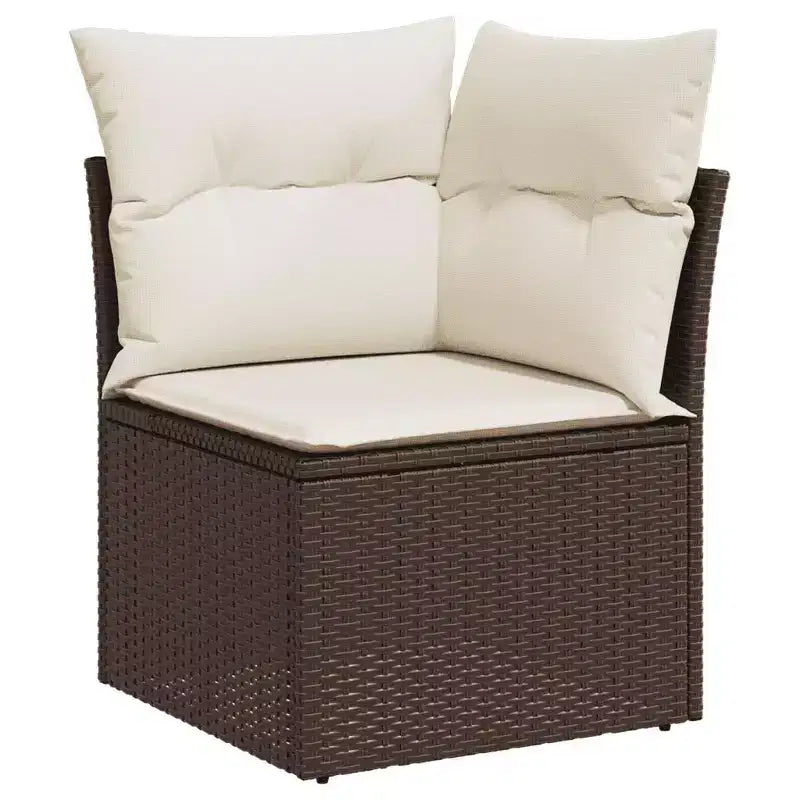 vidaXL Salon de jardin modulable avec coussins – Confort extérieur