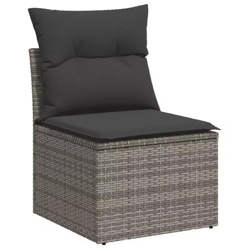 vidaXL Salon de jardin modulable avec coussins – Confort extérieur