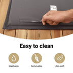 vidaXL Salon de jardin modulable avec coussins – Confort extérieur