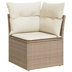 vidaXL Salon de jardin modulable avec coussins – Confort extérieur