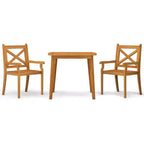 vidaXL Outdoor Dining Set with Solid Acacia Wood
