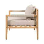 Christopher Knight Home Hyunsik Ensemble de sièges modernes pour patio en bois d'acacia avec 2 chaises et table basse artisanale
