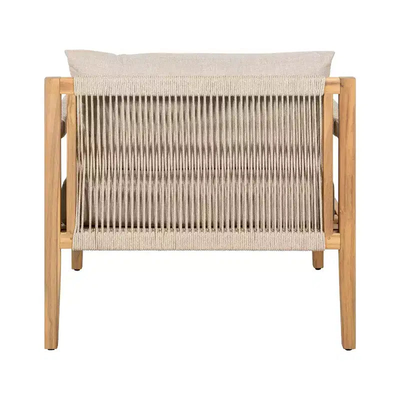 Christopher Knight Home Hyunsik Ensemble de sièges modernes pour patio en bois d'acacia avec 2 chaises et table basse artisanale