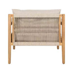 Christopher Knight Home Hyunsik Ensemble de sièges modernes pour patio en bois d'acacia avec 2 chaises et table basse artisanale