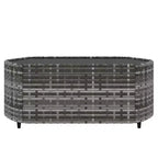 vidaXL Salon de jardin moderne avec coussins en résine tressée