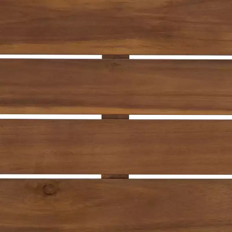 Ensemble de conversation d'extérieur 4 pièces en acacia Napol avec coussins – Intérieur/Extérieur – PAT6806 – Safavieh