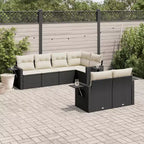 vidaXL Salon de jardin modulaire élégant avec coussins de différentes couleurs