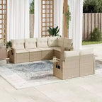vidaXL Salon de jardin modulaire élégant avec coussins de différentes couleurs