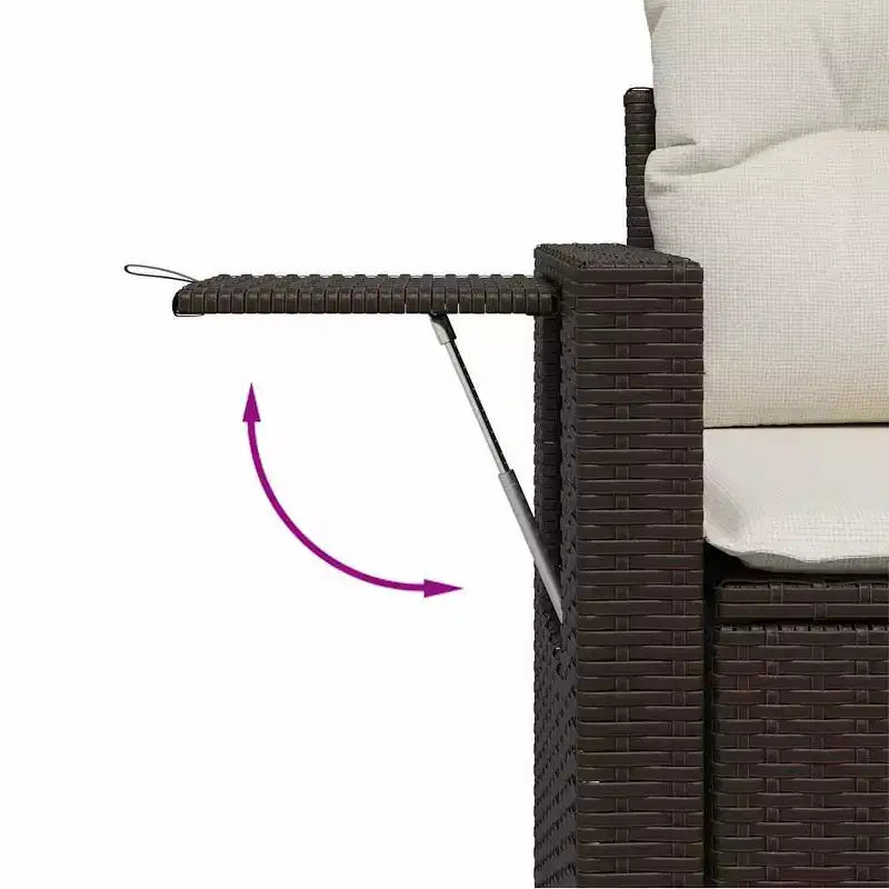 vidaXL Salon de jardin modulaire élégant avec coussins de différentes couleurs