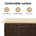 vidaXL Salon de jardin modulaire élégant avec coussins de différentes couleurs