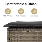 vidaXL Salon de jardin modulaire élégant avec coussins de différentes couleurs