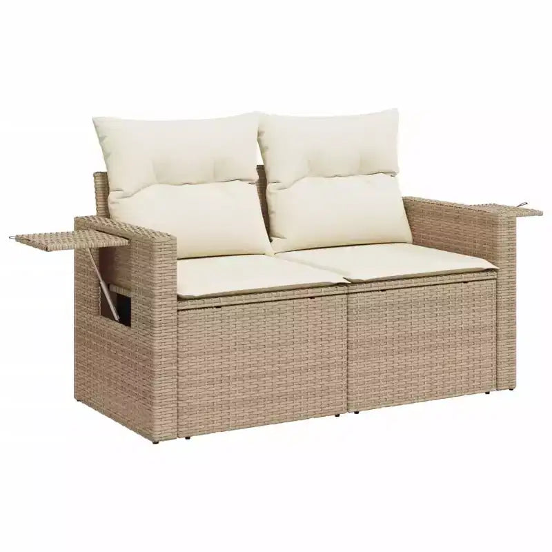 vidaXL Salon de jardin modulaire élégant avec coussins de différentes couleurs