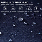 Salon de jardin brasero extérieur UPTIOT avec 4 chaises, canapé et design résistant aux intempéries pour des réceptions ultimes sur votre patio