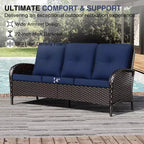 Salon de jardin brasero extérieur UPTIOT avec 4 chaises, canapé et design résistant aux intempéries pour des réceptions ultimes sur votre patio