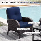Salon de jardin brasero extérieur UPTIOT avec 4 chaises, canapé et design résistant aux intempéries pour des réceptions ultimes sur votre patio