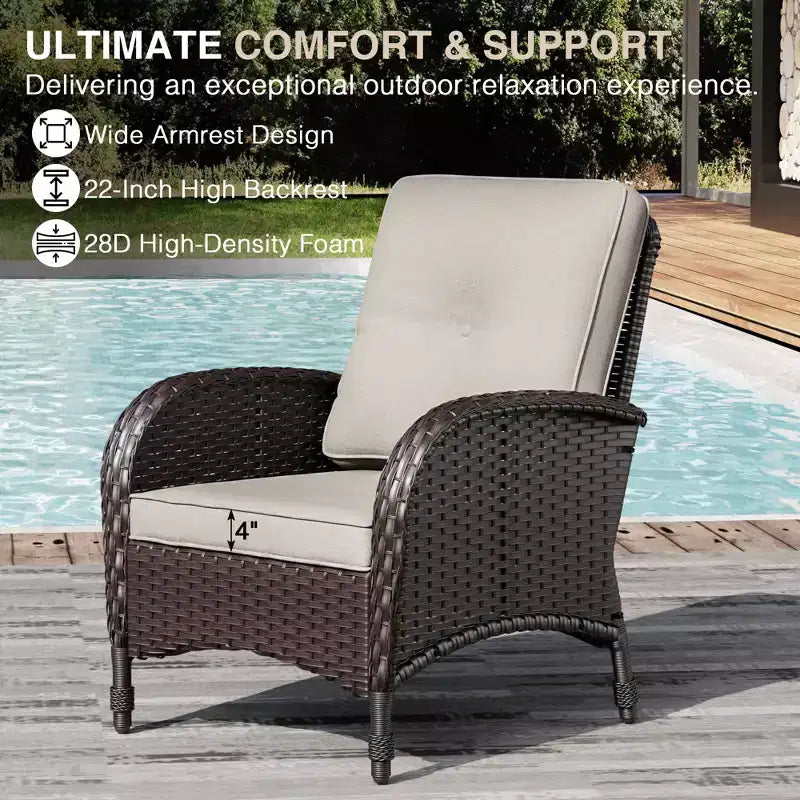 Salon de jardin brasero extérieur UPTIOT avec 4 chaises, canapé et design résistant aux intempéries pour des réceptions ultimes sur votre patio